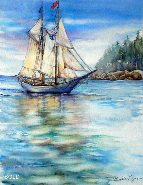 A Painted Ship Upon a Painted Sea